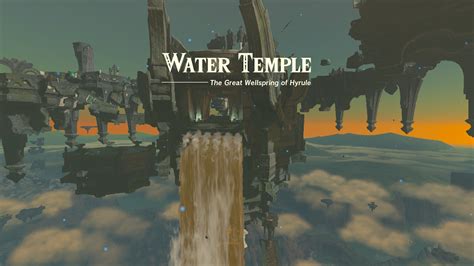 Water Temple walkthrough in Zelda: Tears of the。